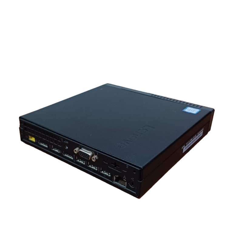 Lenovo M710q 7th gen mini pc side view