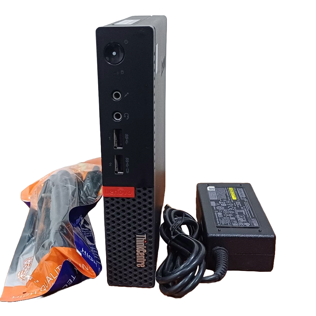 Refurbished Lenovo M710q with adapter and power cable