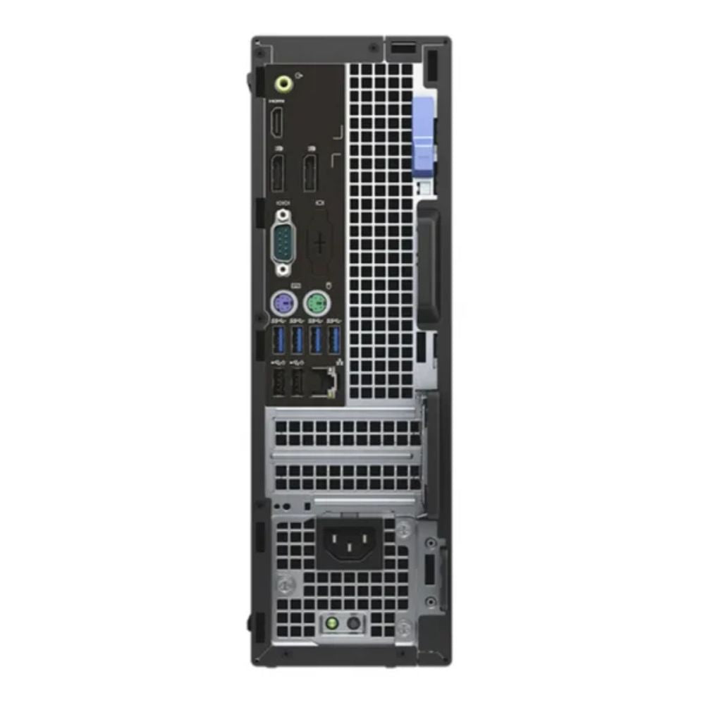 Refurbished Dell OptiPlex 7050 SFF Desktop Intel Core i5-6500 Back Image
